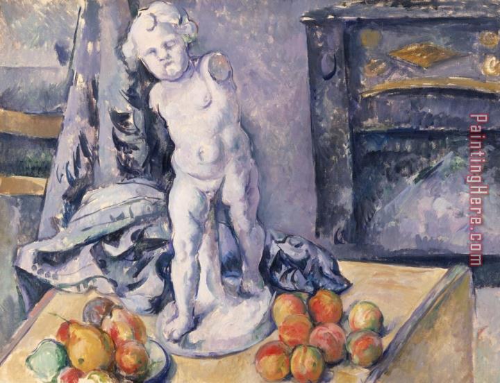 Paul Cezanne Still Life With Statuette
